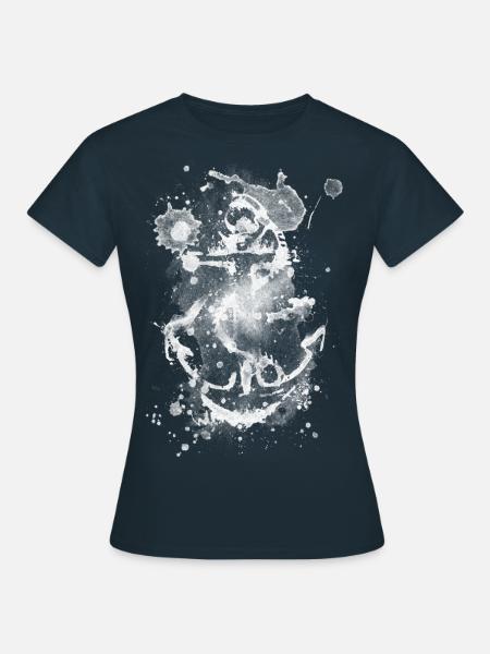 Anker Tinte - Frauen T-Shirt - Navy