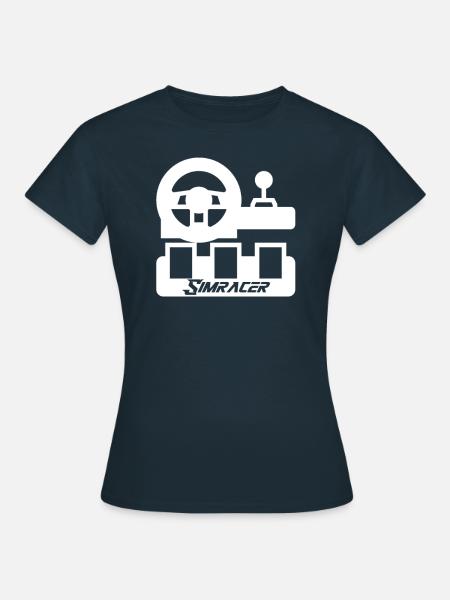 Sim Racing - Frauen T-Shirt - Navy
