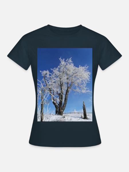 Eisige Kälte - Frauen T-Shirt - Navy