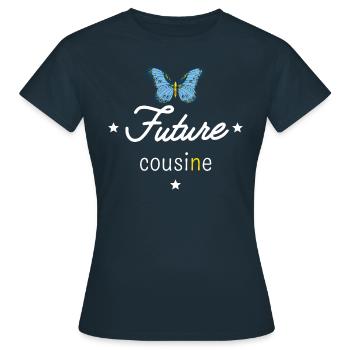 Future cousine - T-shirt Femme - marine - Devant - AI Model Female 172 dark (172cm)