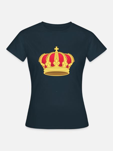 Krone - Frauen T-Shirt - Navy