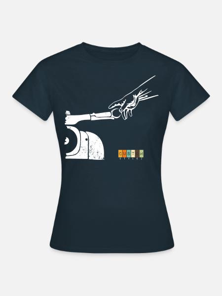 Schwalbefahrer - Simson Schwalbe DDR - Frauen T-Shirt - Navy