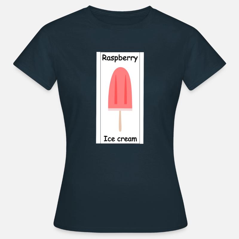 Raspberry Ice cream - Women's T-Shirt - navy