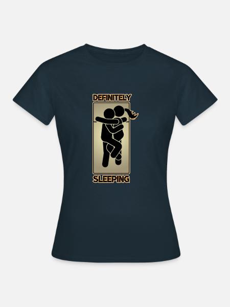 Schlafen - Frauen T-Shirt - Navy