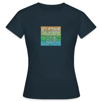 komisches alter weiss alt - Frauen T-Shirt - Navy - Vorne - AI Model Female 172 dark (172cm)
