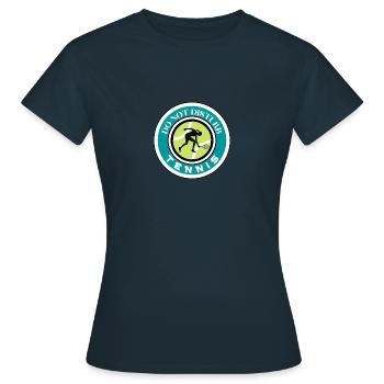 Tennis - T-shirt Femme - marine - Devant - AI Model Female 172 dark (172cm)