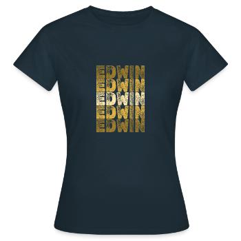 Racines Edwin - T-shirt Femme - marine - Devant - AI Model Female 172 dark (172cm)