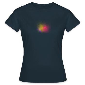 Color Spray - Women's T-Shirt - navy - Front - AI Model Female 172 dark (172cm)