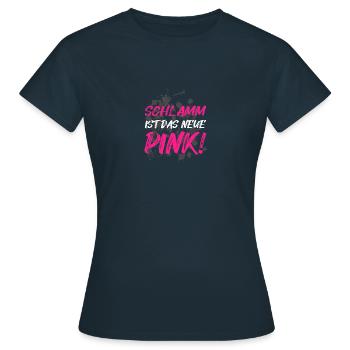 Mud is the new mud run Mud Run Muddy Race - Women's T-Shirt - navy - Front - AI Model Female 172 dark (172cm)