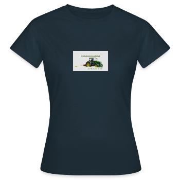 eichsfelderlandkind - Frauen T-Shirt - Navy - Vorne - AI Model Female 172 dark (172cm)
