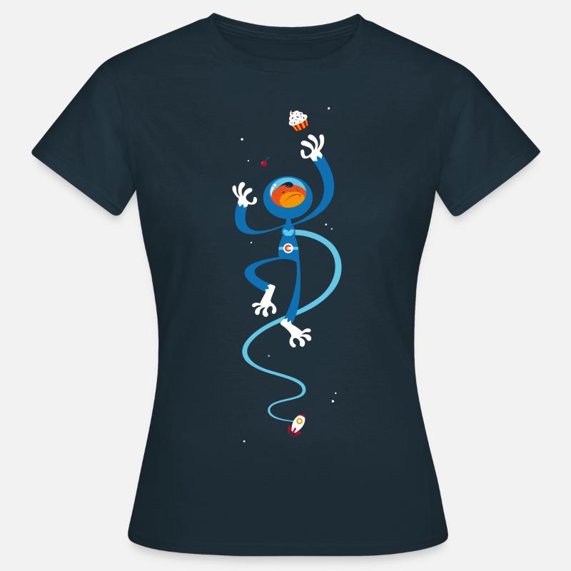 space monkey - Women's T-Shirt - navy