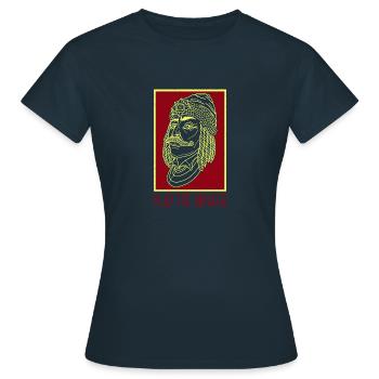 Vampir Balkan Vlad Tepes Rumänien Impaler - Frauen T-Shirt - Navy - Vorne - AI Model Female 172 dark (172cm)