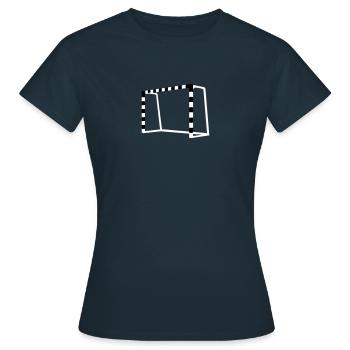 Handball Tor - Frauen T-Shirt - Navy - Vorne - AI Model Female 172 dark (172cm)
