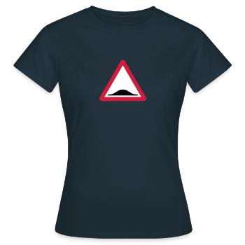 Triangle panel back donkey 209 - Women's T-Shirt - navy - Front - AI Model Female 172 dark (172cm)