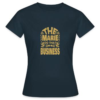 Marie - T-shirt Femme - marine - Devant - AI Model Female 172 dark (172cm)