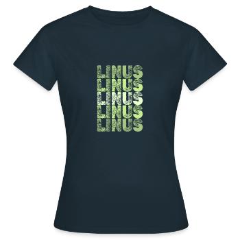 Linus - T-shirt Femme - marine - Devant - AI Model Female 172 dark (172cm)