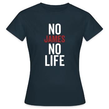 Pas de James Pas de vie - T-shirt Femme - marine - Devant - AI Model Female 172 dark (172cm)