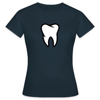 Dent - T-shirt Femme - marine - Devant - AI Model Female 172 dark (172cm)