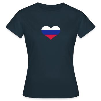 Slovenia - Women's T-Shirt - navy - Front - AI Model Female 172 dark (172cm)