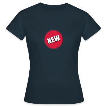 new_3c - Women's T-Shirt - navy - Front - AI Model Female 172 dark (172cm)