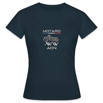 Motard - T-shirt Femme - marine - Devant - AI Model Female 172 dark (172cm)