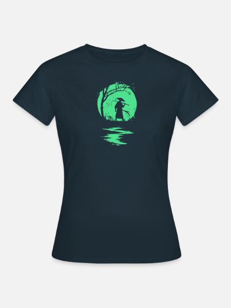 Ninja abstraktes Design - Frauen T-Shirt - Navy