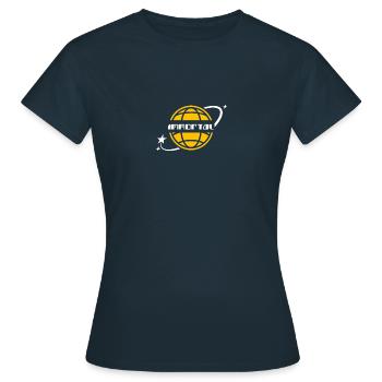 Design immortel - T-shirt Femme - marine - Devant - AI Model Female 172 dark (172cm)
