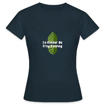 Frog Toad Jungle Jungle Cadeau - T-shirt Femme - marine - Devant - AI Model Female 172 dark (172cm)