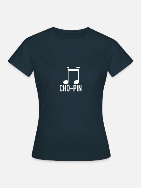 Chopin classico - Maglietta da donna - navy