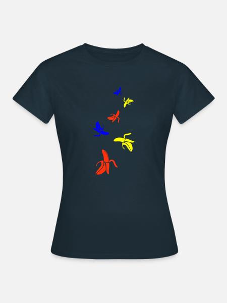 Banane Icon - Frauen T-Shirt - Navy