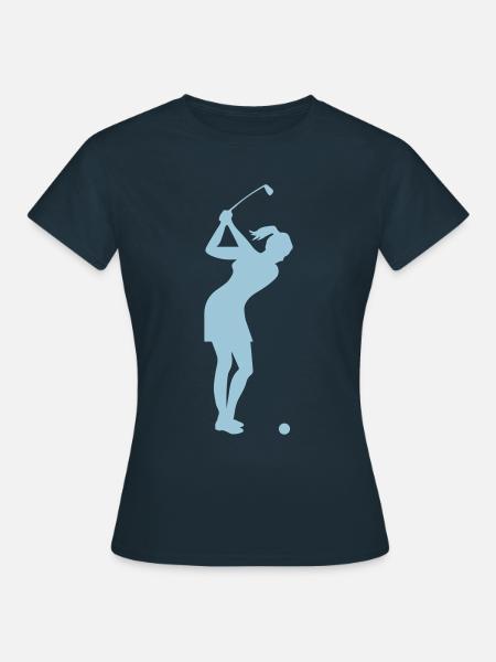 Golfing Women - Frauen T-Shirt - Navy