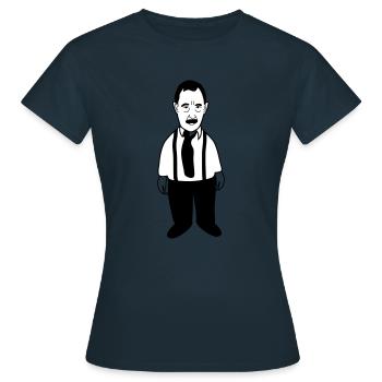 Alfred | TV | série | TV | dégoût | théâtre - T-shirt Femme - marine - Devant - AI Model Female 172 dark (172cm)