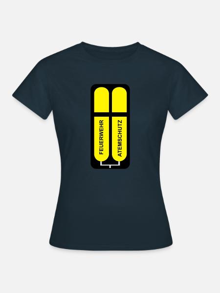 Atemschutz Geräteträger - PA - Frauen T-Shirt - Navy