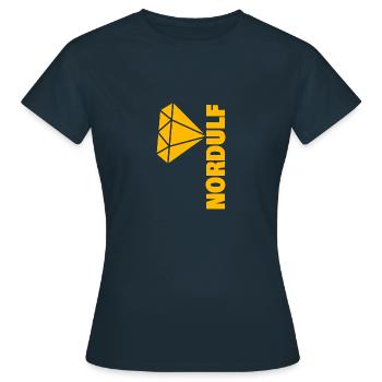 Nordulf als Edel - Frauen T-Shirt - Navy - Vorne - AI Model Female 172 dark (172cm)