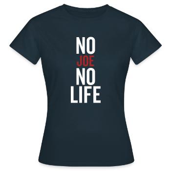 Pas de Joe pas de vie - T-shirt Femme - marine - Devant - AI Model Female 172 dark (172cm)