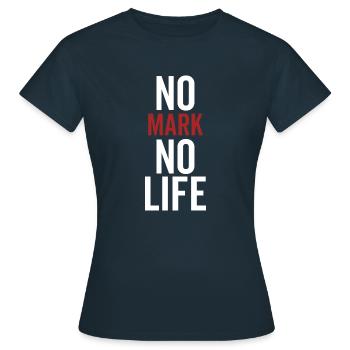 Pas de marque Pas de vie - T-shirt Femme - marine - Devant - AI Model Female 172 dark (172cm)