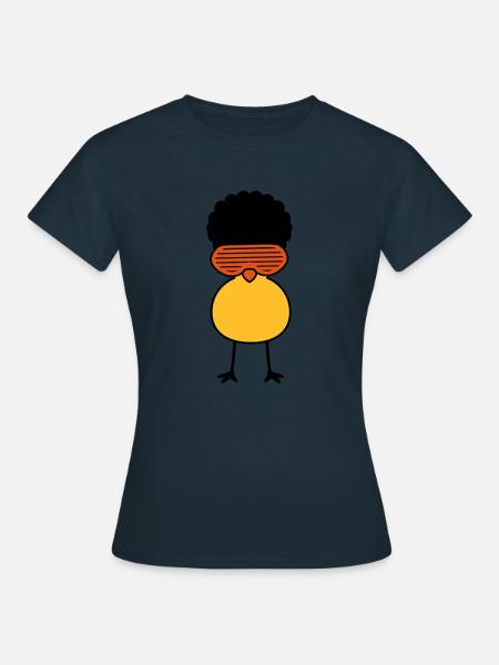 Funky Chick - Frauen T-Shirt - Navy