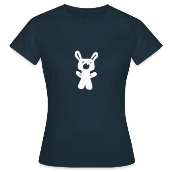 Bear to cuddle - Women's T-Shirt - navy - Front - AI Model Female 172 dark (172cm)