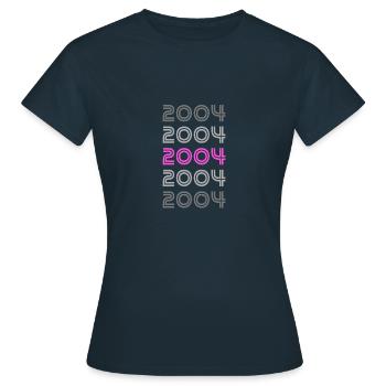 Style 2004 - T-shirt Femme - marine - Devant - AI Model Female 172 dark (172cm)