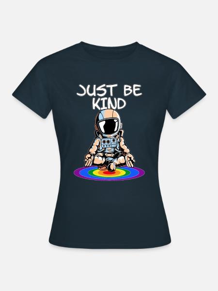 LGBTQ. Be Kind - Frauen T-Shirt - Navy