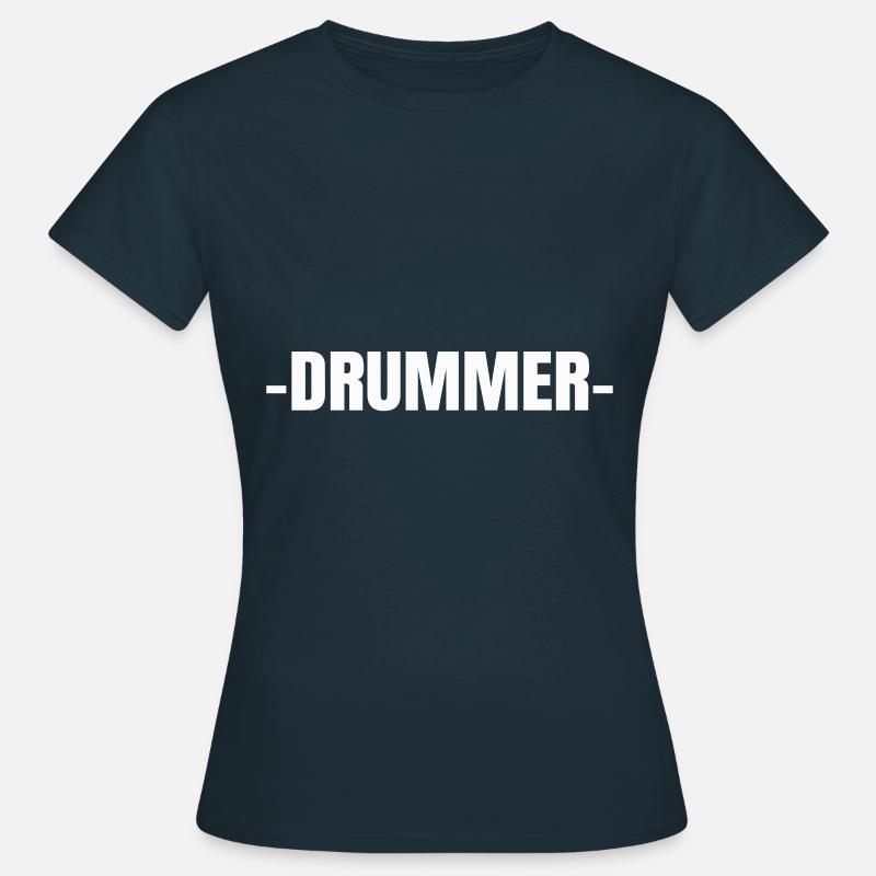 drummer - Women's T-Shirt - navy