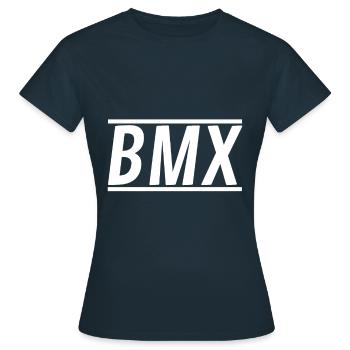 BMX bmx - T-shirt Femme - marine - Devant - AI Model Female 172 dark (172cm)
