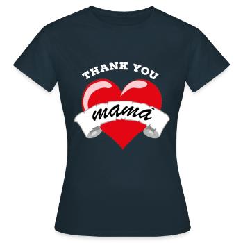 Mother's Day, Mother's Day, Mother's Day, Mother's - Women's T-Shirt - navy - Front - AI Model Female 172 dark (172cm)