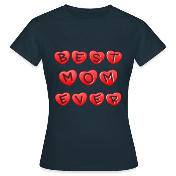 Mother's Day, Mother's Day, Mother's Day, Mother's - Women's T-Shirt - navy - Front - AI Model Female 172 dark (172cm)