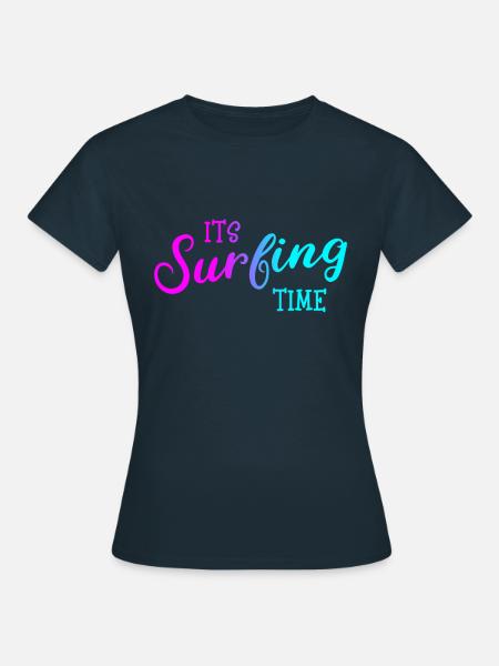 Surfing - Frauen T-Shirt - Navy