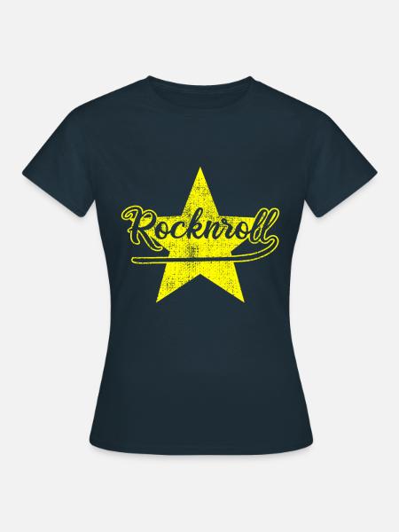 Rock and Roll - Frauen T-Shirt - Navy