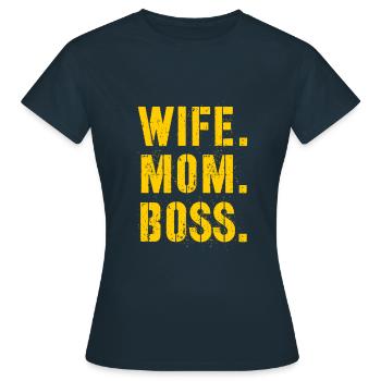 Mother's Day, Mother's Day, Mother's Day, Mother's - Women's T-Shirt - navy - Front - AI Model Female 172 dark (172cm)