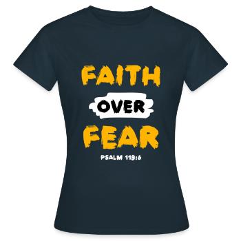 Jésus, Jésus, Jésus chrétien chrétien chrétien chrétien - T-shirt Femme - marine - Devant - AI Model Female 172 dark (172cm)