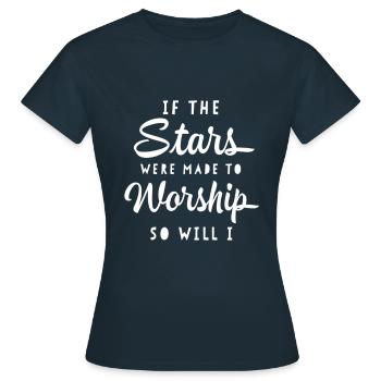 Jésus, Jésus, Jésus chrétien chrétien chrétien chrétien - T-shirt Femme - marine - Devant - AI Model Female 172 dark (172cm)