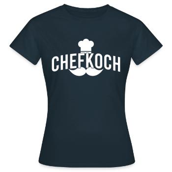 Chefkoch - Frauen T-Shirt - Navy - Vorne - AI Model Female 172 dark (172cm)